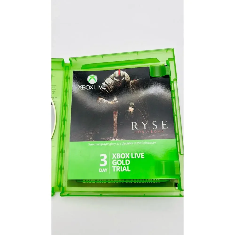 Ryse: Son of Rome (Microsoft Xbox One, 2013) Cib Complete Tested Works VG